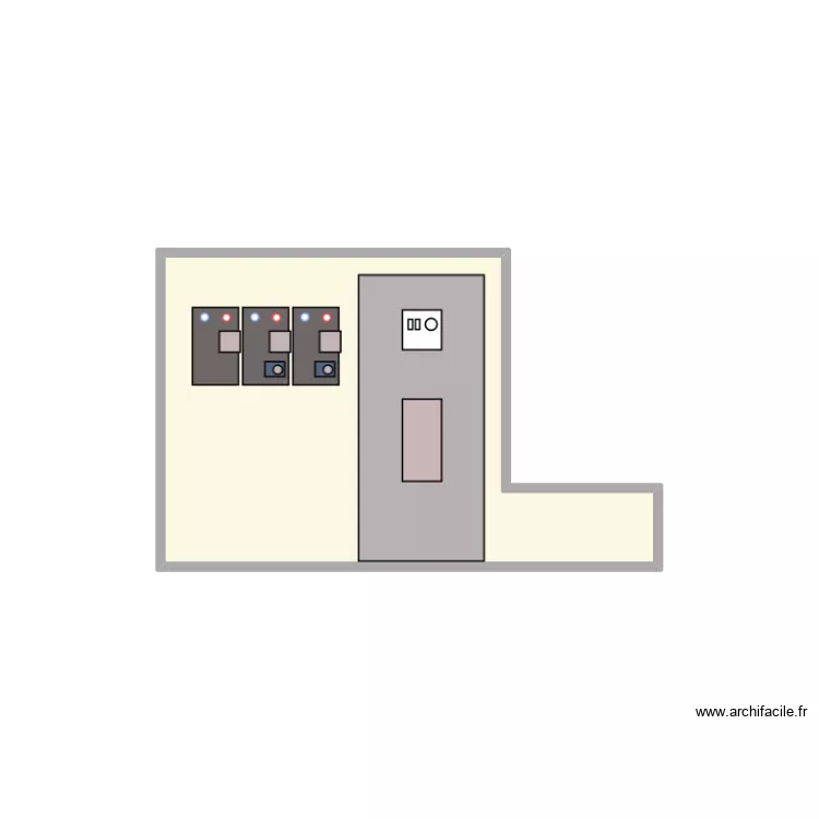 Implantation "le val d'ailleurs", face 1. Plan de 