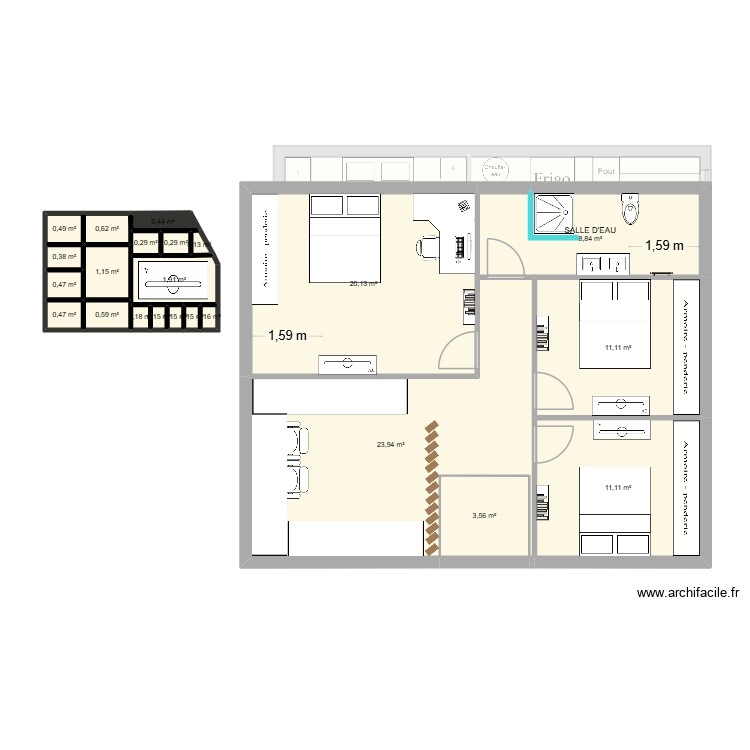 Plans définitivement définitifs. Plan de 0 pièce et 0 m2 Plans définitivement définitifs. Plan de 0 pièce et 0 m2