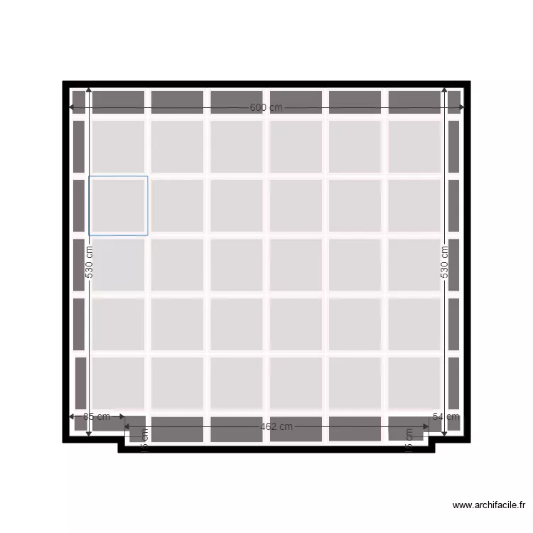 Terrasse LERINA AHB. Plan de 