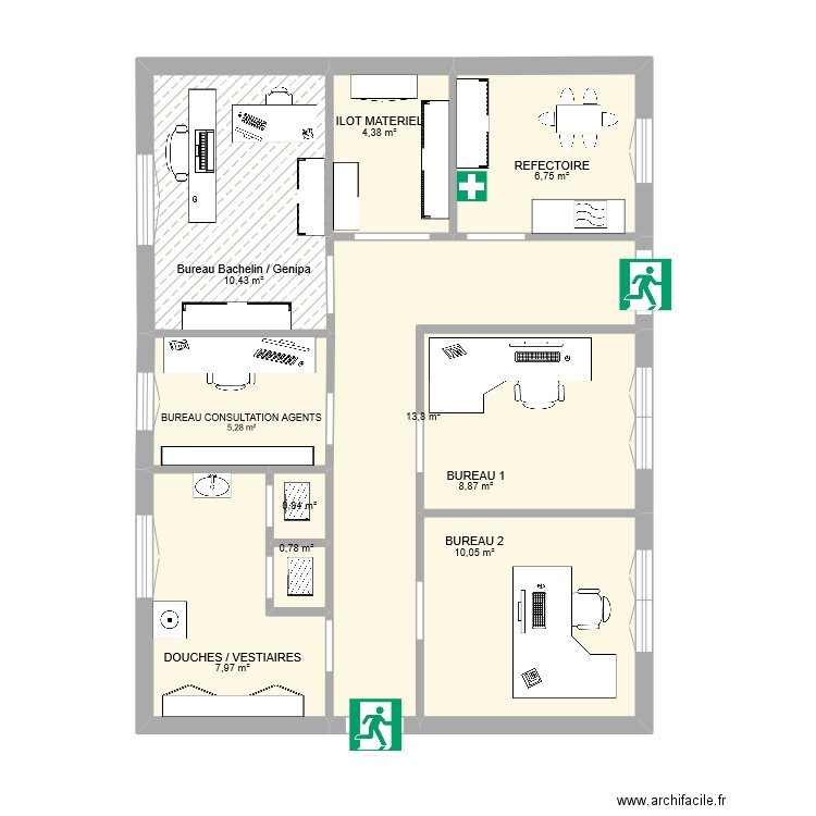 Ura. Plan de 0 pièce et 0 m2