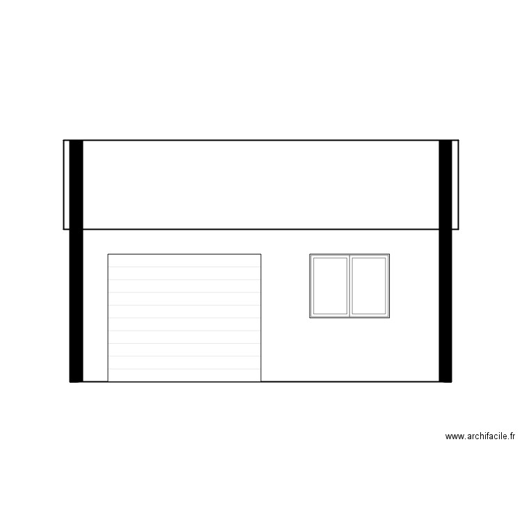 cabanon face. Plan de 0 pièce et 0 m2