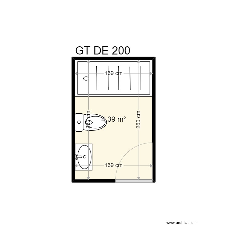 DERAED HUGUES . Plan de 0 pièce et 0 m2