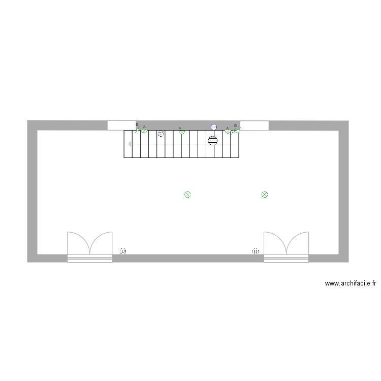 essai-Jug-Sredina-2022-08-01. Plan de 1 pièce et 37 m2
