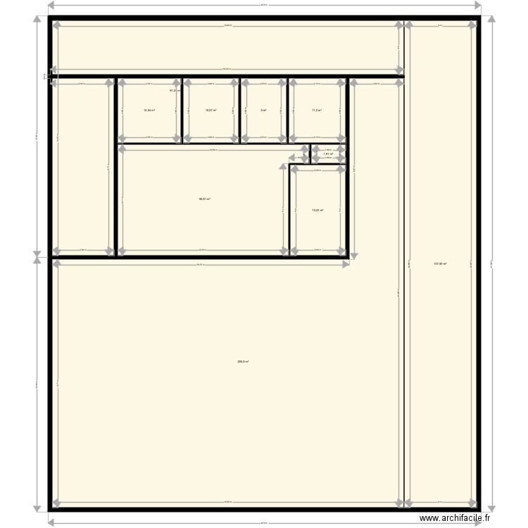 Las bories. Plan de 0 pièce et 0 m2