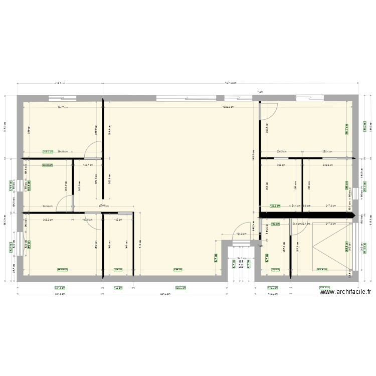 villa 3 gare. Plan de 0 pièce et 0 m2