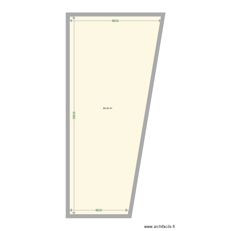 T3 RDC. Plan de 0 pièce et 0 m2