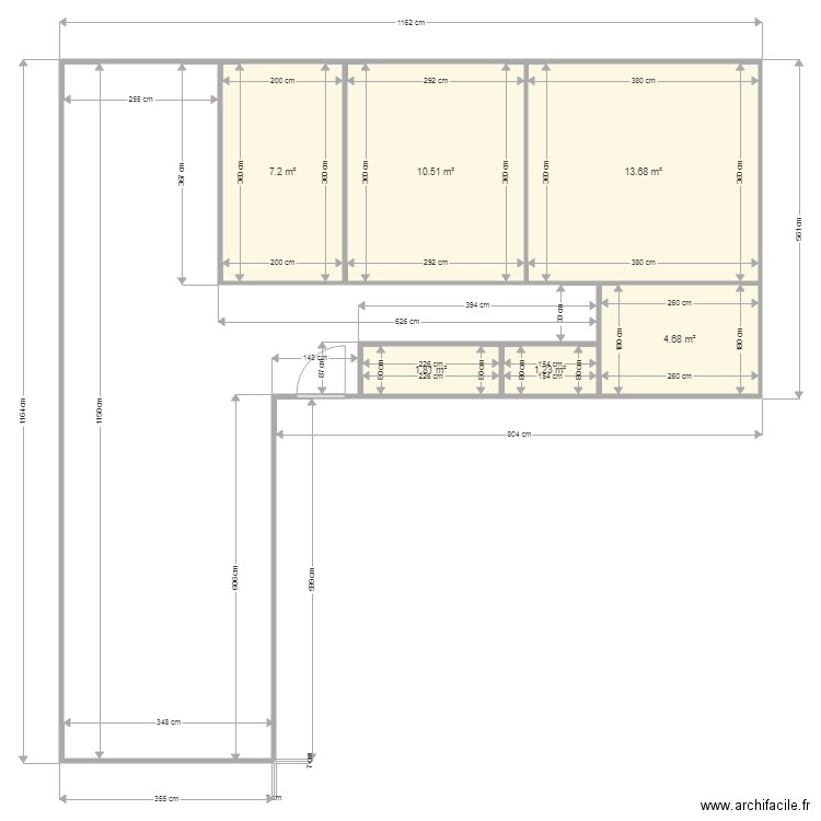 appart . Plan de 0 pièce et 0 m2