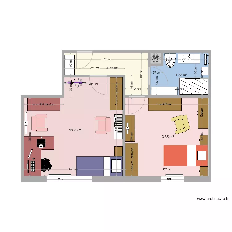Zone nuit 4. Plan de 