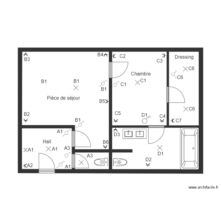 DT00. Plan de 0 pièce et 0 m2