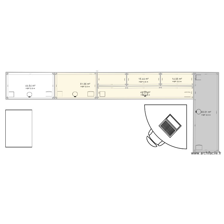 ligne. Plan de 0 pièce et 0 m2