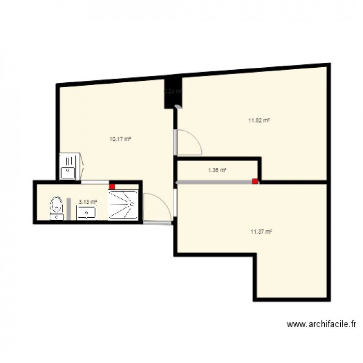 Appartement D6. Plan de 0 pièce et 0 m2
