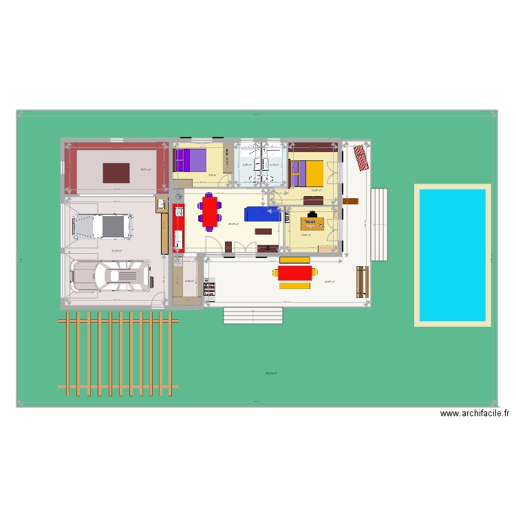 1000 x 1250 M2. Plan de 0 pièce et 0 m2