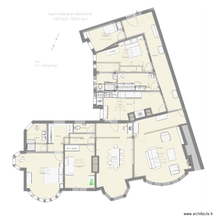 FitzJames 16. Plan de 0 pièce et 0 m2