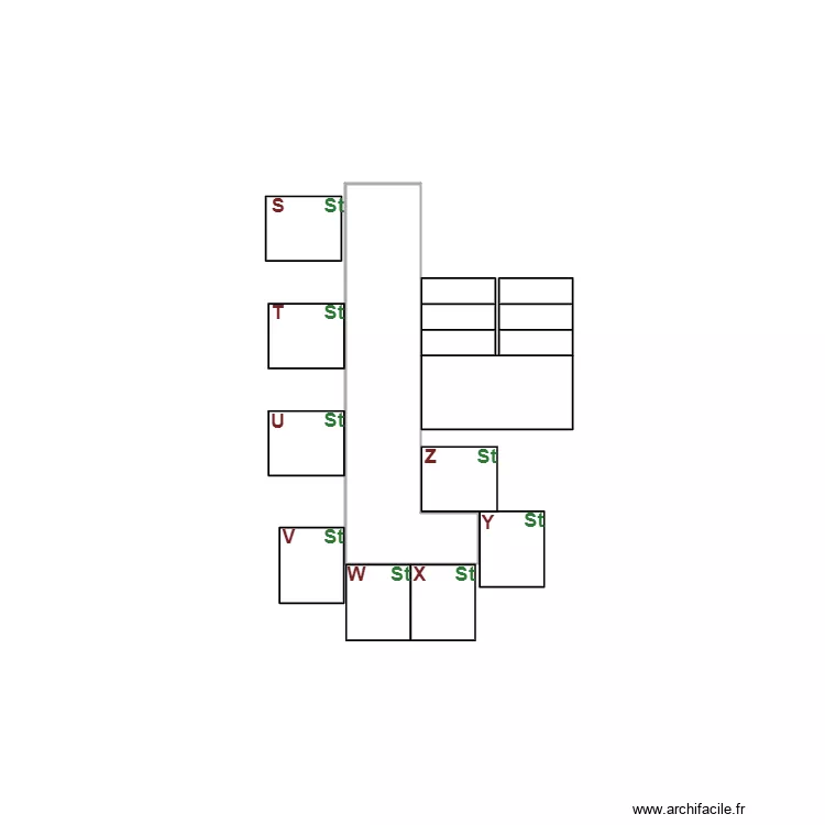 Arolles C 4 &egrave;me &eacute;tage Vierge. Plan de 