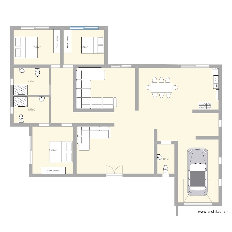 sss. Plan de 0 pièce et 0 m2