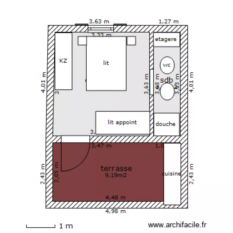 bungalow 4. Plan de bungalow 4. Plan de