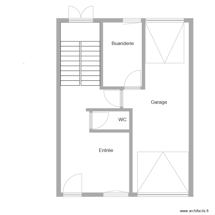 Rdc. Plan de 0 pièce et 0 m2