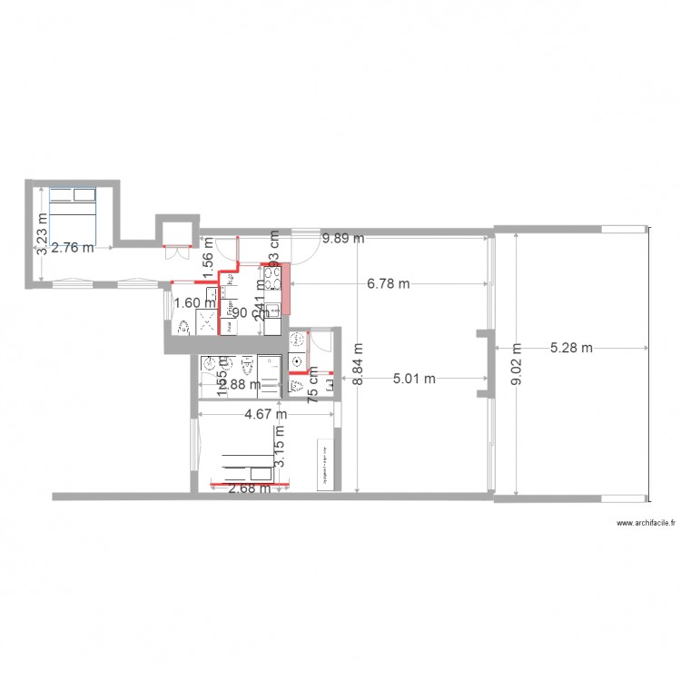 Lérina. Plan de 0 pièce et 0 m2