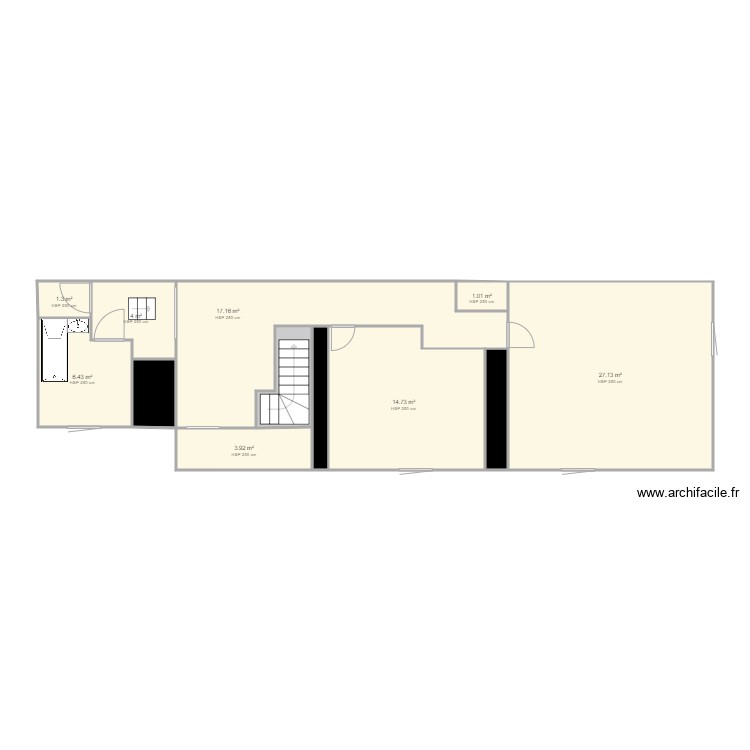 comble . Plan de 0 pièce et 0 m2