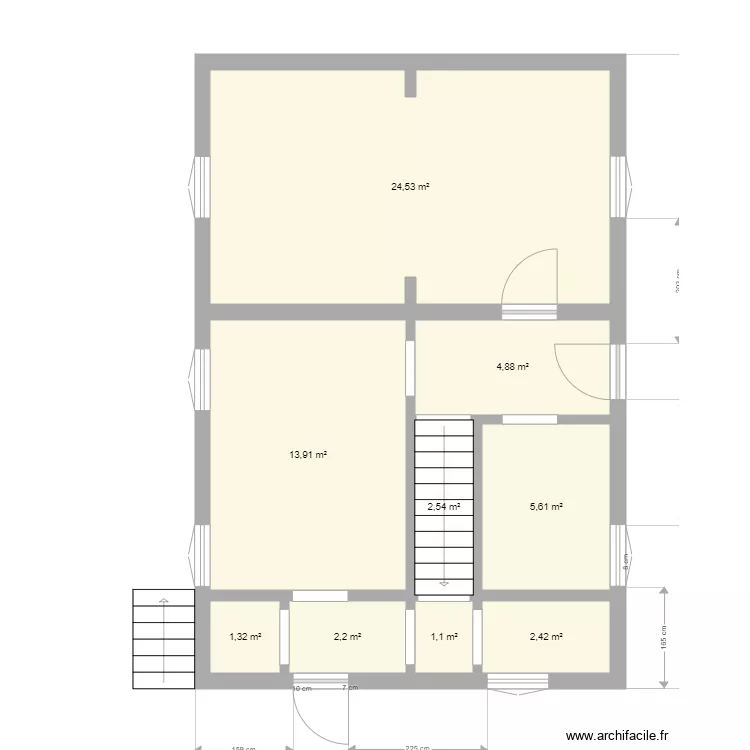 Mod&egrave;le 2 ME. Plan de 