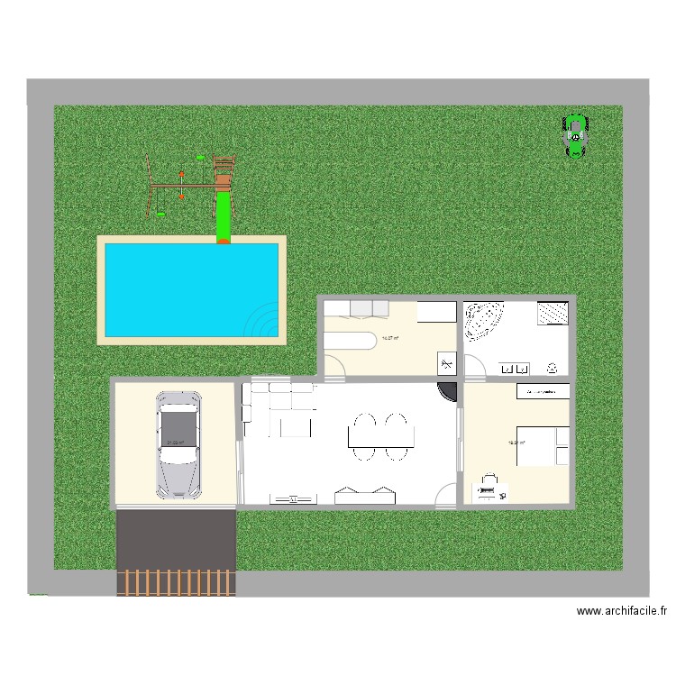 pièce maman et maison pinou. Plan de 0 pièce et 0 m2