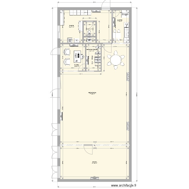 pont creche 2. Plan de 0 pièce et 0 m2