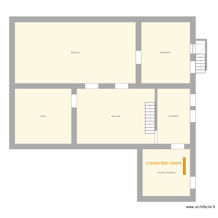 Croquis Villa Urban. Plan de 6 pièces et 152 m2