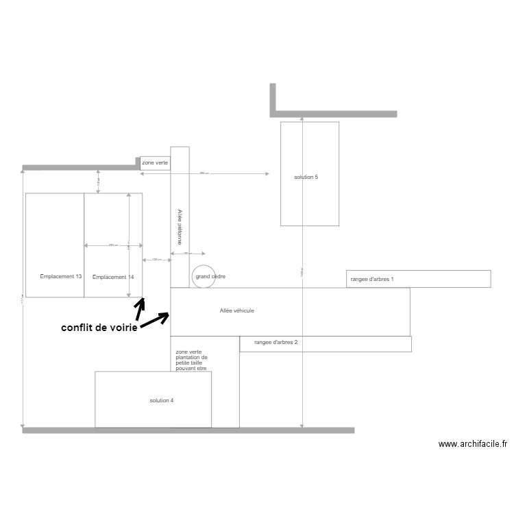 blr. Plan de 0 pièce et 0 m2