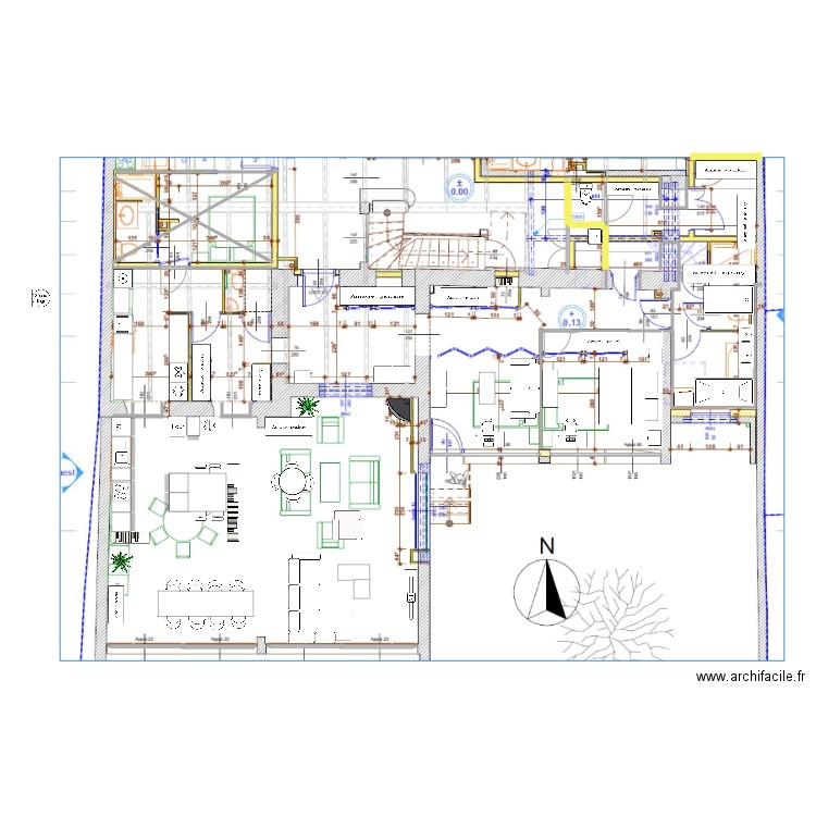 RDC T3 SANS ESCALIER. Plan de 0 pièce et 0 m2