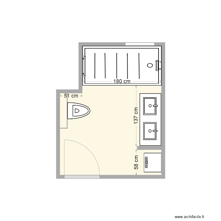 Plan SDB Ch Domenichini. Plan de 0 pièce et 0 m2