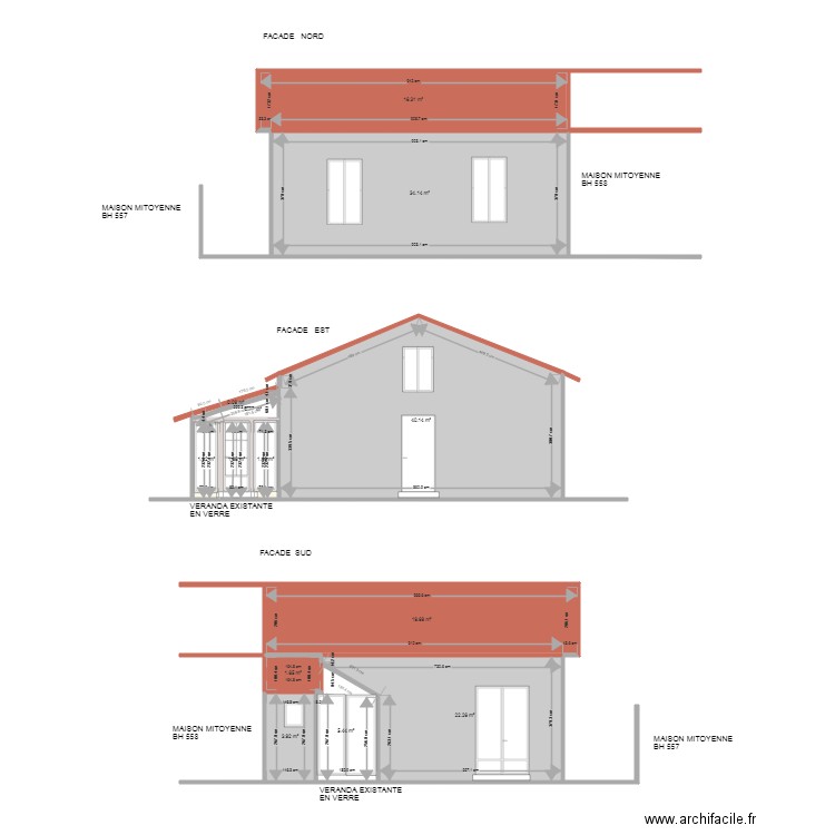 VENDREDI beaumarchais facades. Plan de 0 pièce et 0 m2