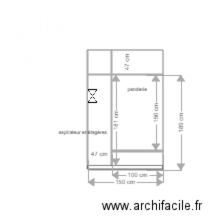 placard entrée broncard intérieur. Plan de 0 pièce et 0 m2