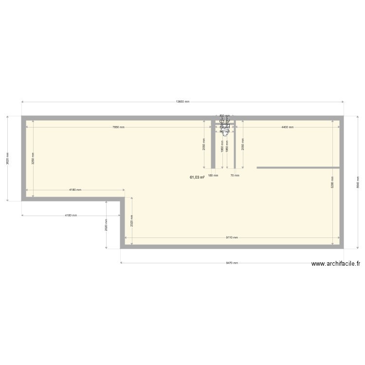 PROJET COUFFON. Plan de 0 pièce et 0 m2