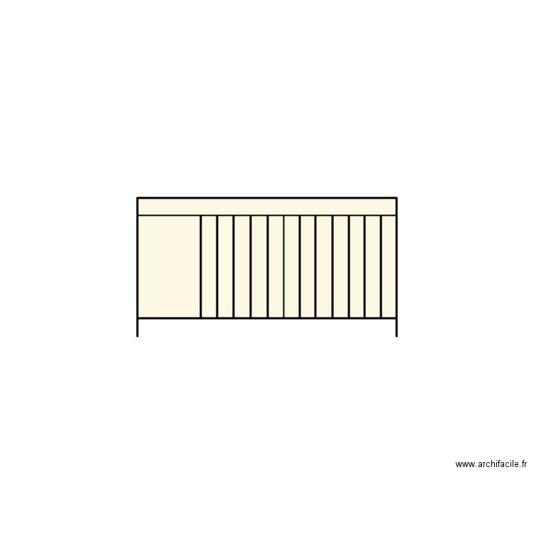 rambarde  2. Plan de 14 pièces et 2 m2