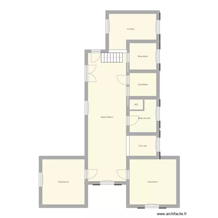 Croquis BOURST. Plan de 