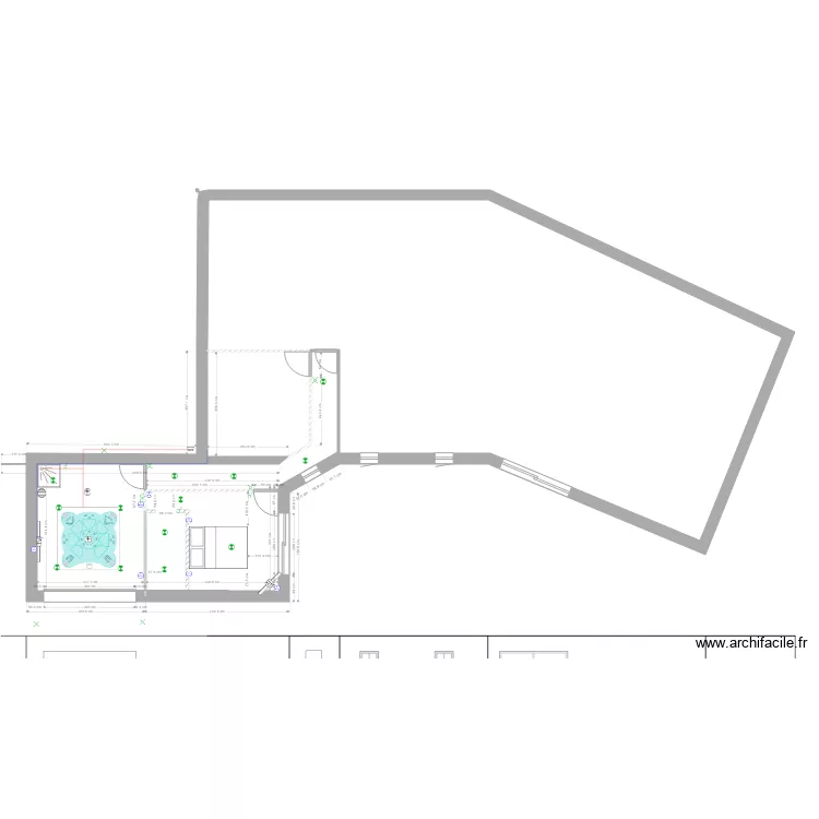 futur extension. Plan de 