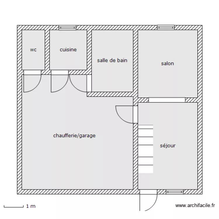 venturini rdc. Plan de 