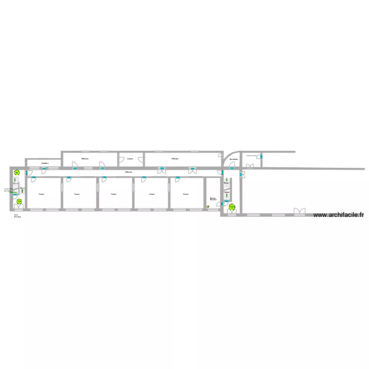 Ecole de La Calamine  B&acirc;timent A  Plus 00. Plan de 