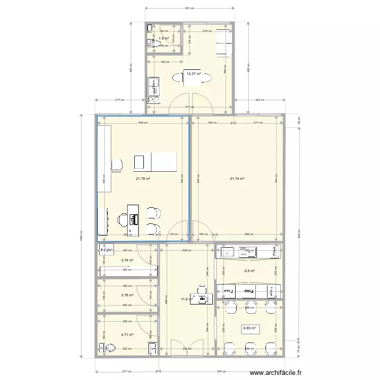 cab1. Plan de 