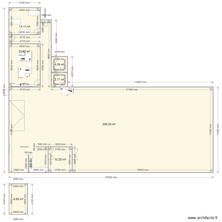 AUXERRE 2. Plan de 0 pièce et 0 m2