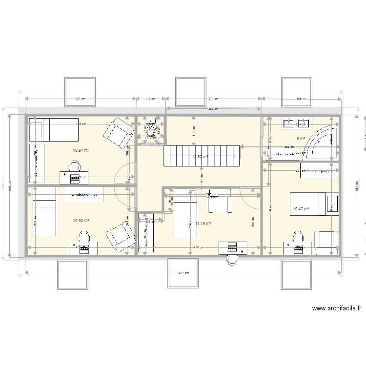 combles maison v4. Plan de 0 pièce et 0 m2