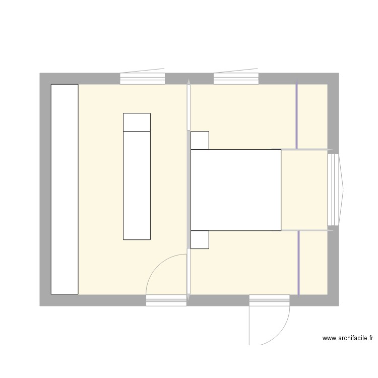 chambre essai. Plan de 0 pièce et 0 m2