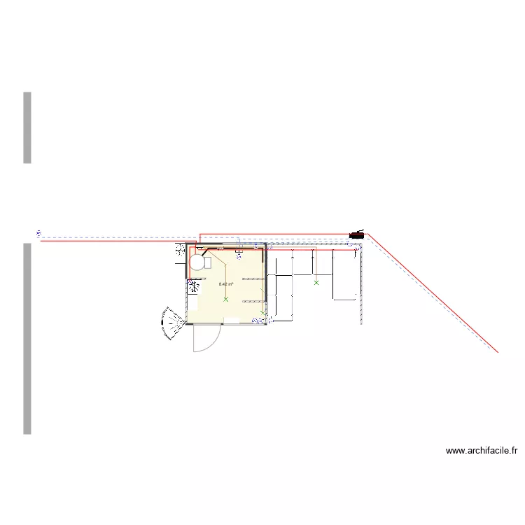 poolhouse lounge. Plan de poolhouse lounge. Plan de