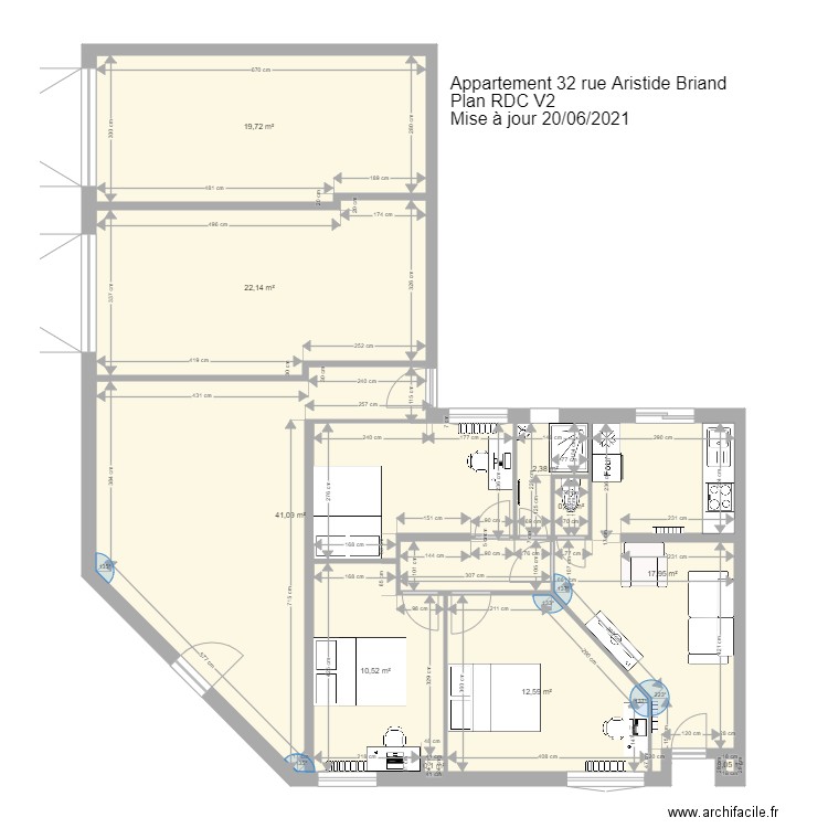 DalilaAppt. Plan de 0 pièce et 0 m2