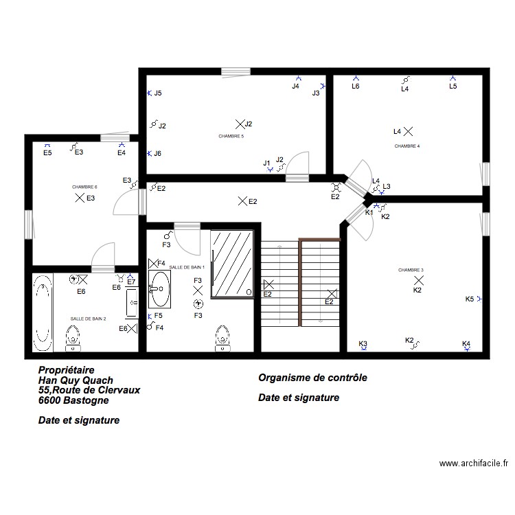 ÉTAGE YASMINE. Plan de 0 pièce et 0 m2