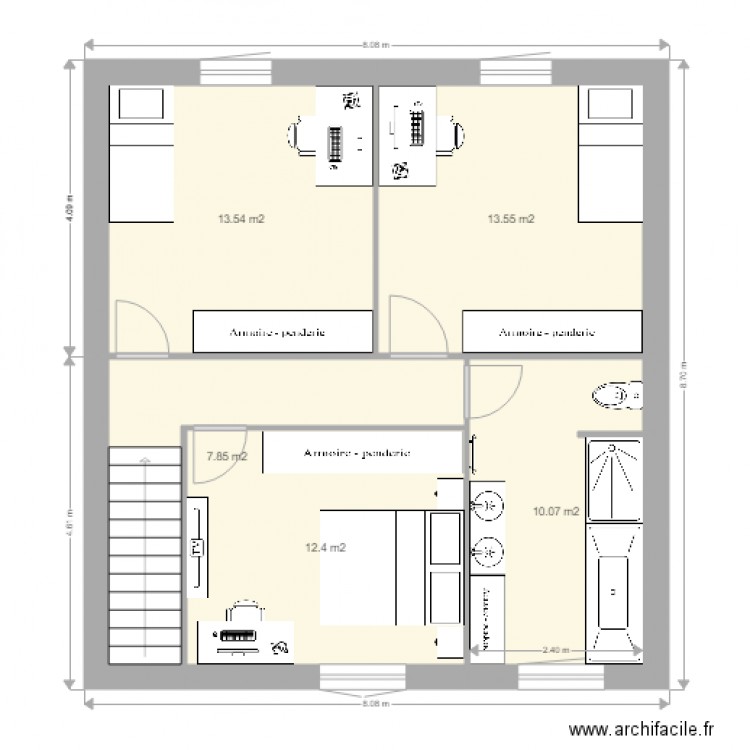 etage 3. Plan de 0 pièce et 0 m2