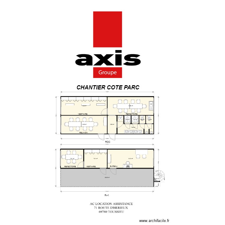 AXIS COTE PARC. Plan de 0 pièce et 0 m2