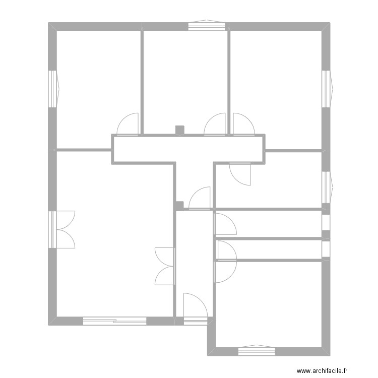 Eaunes Actuel. Plan de 8 pièces et 109 m2