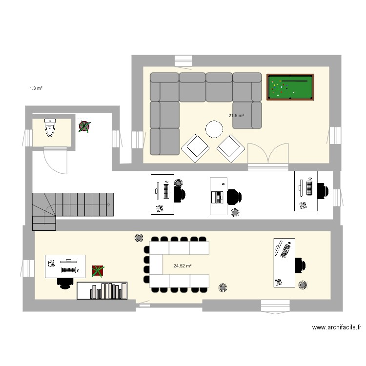 lala. Plan de 0 pièce et 0 m2