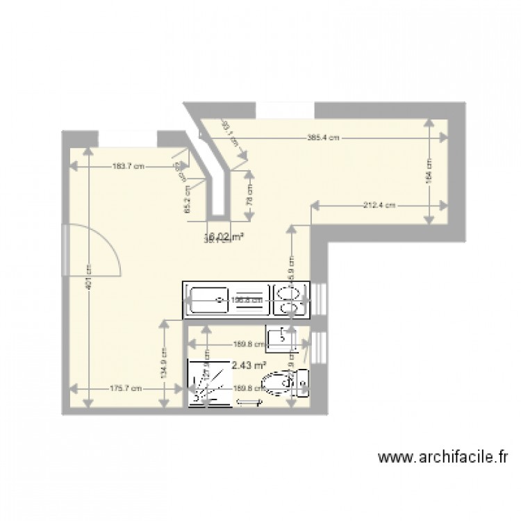 STUDIO PARROT 2111. Plan de 0 pièce et 0 m2